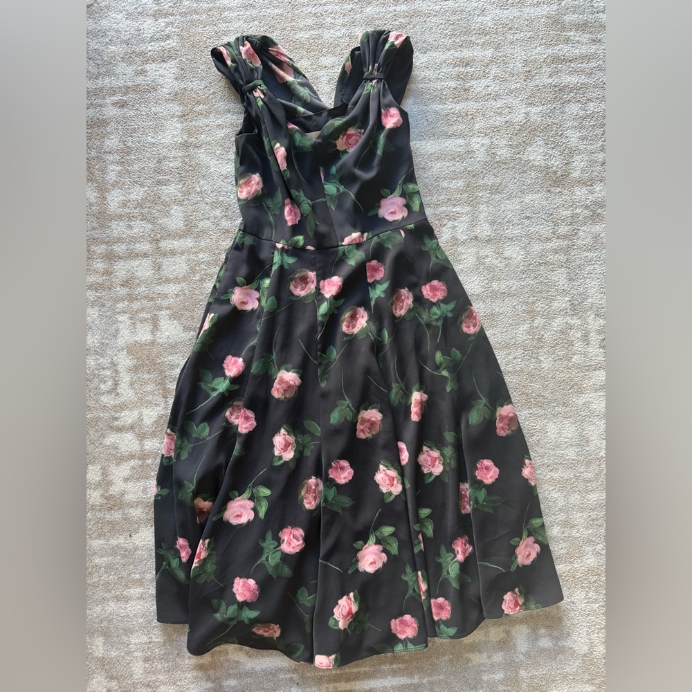 Gal Meets Glam Sadie Cowl Back Dress 0